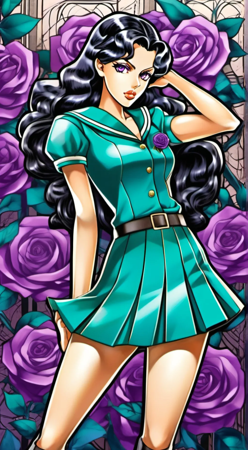 ai character: Yukako Yamagishi background