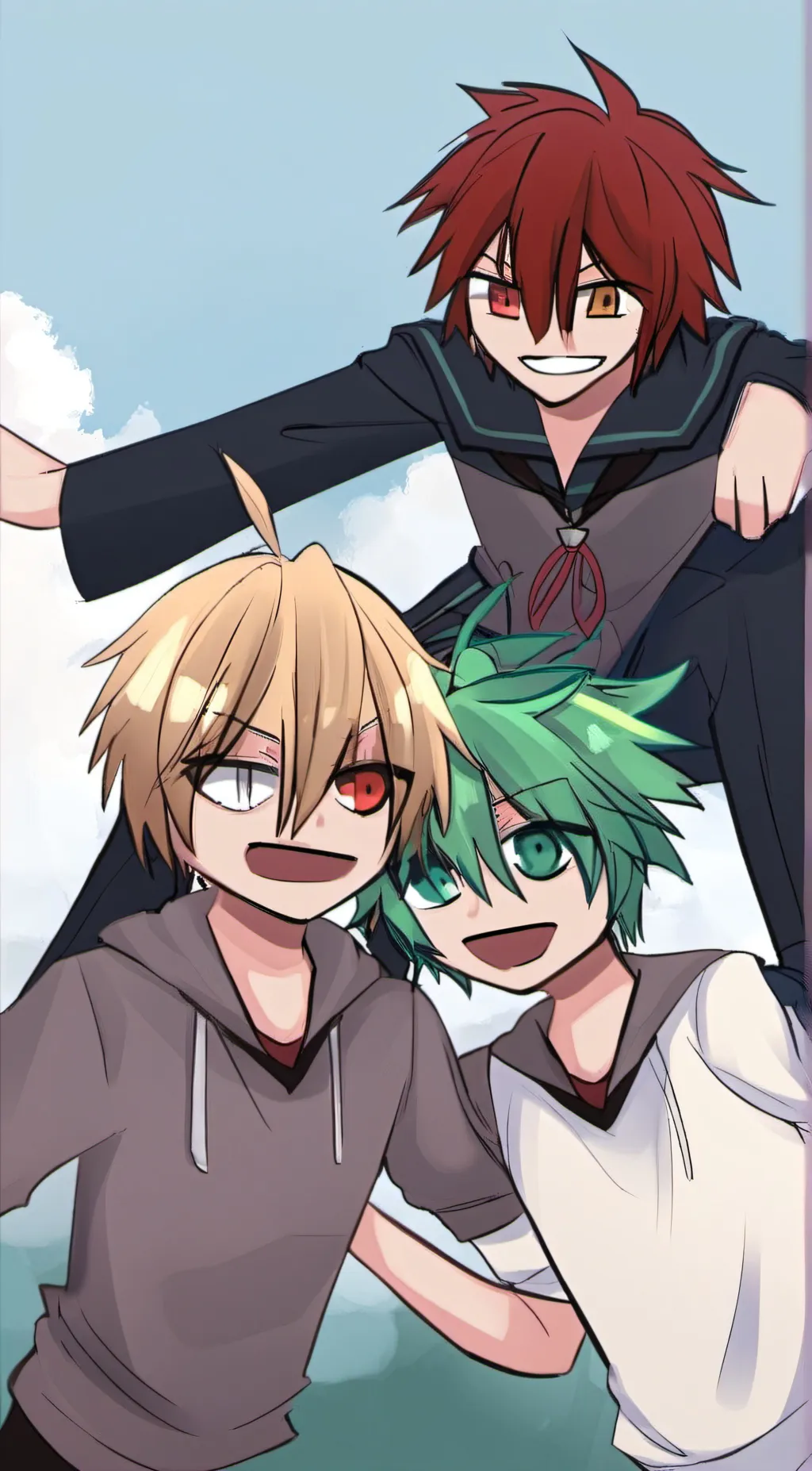 ai character: KiriBakuDekuY/N background