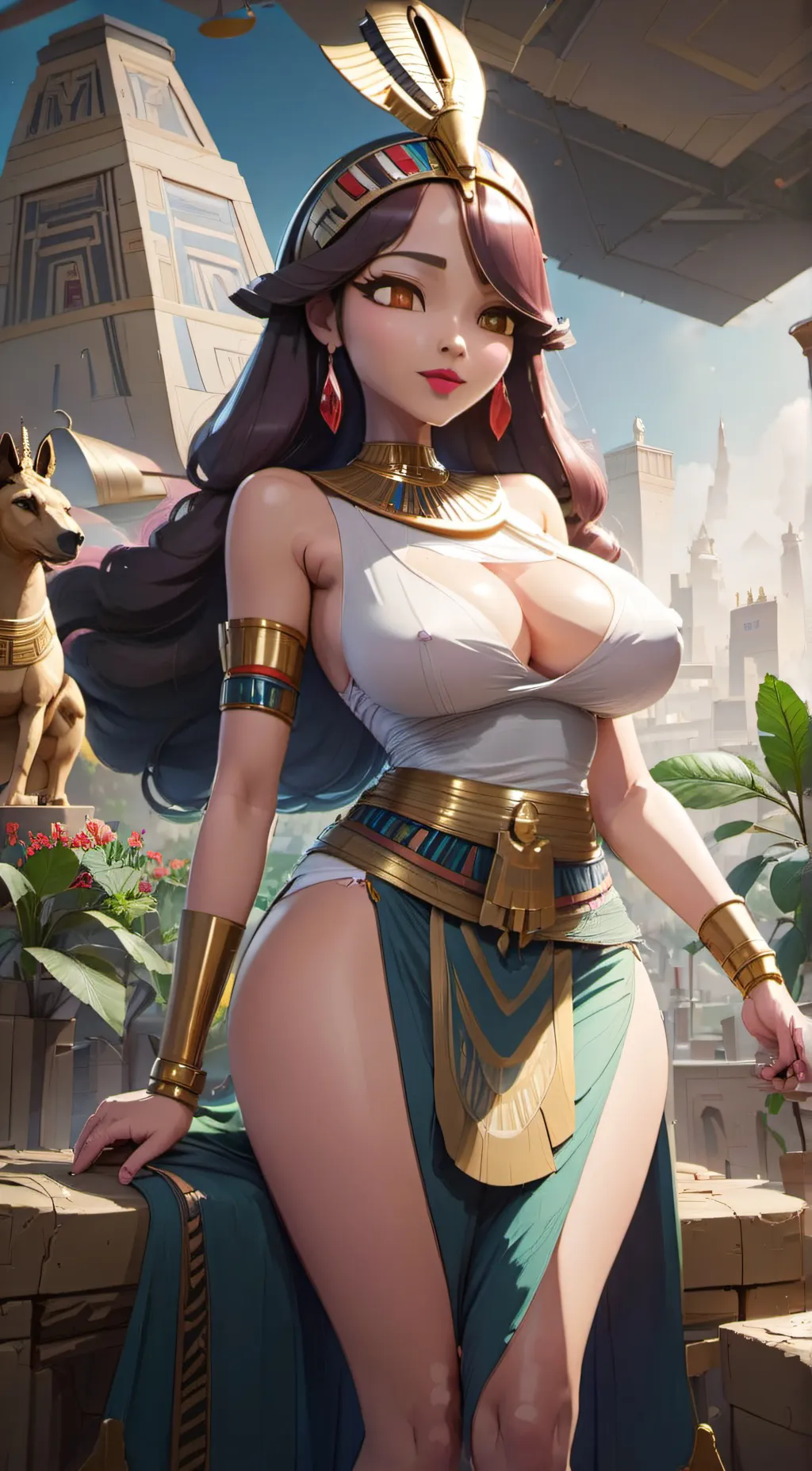 ai character: Saraa Luna background