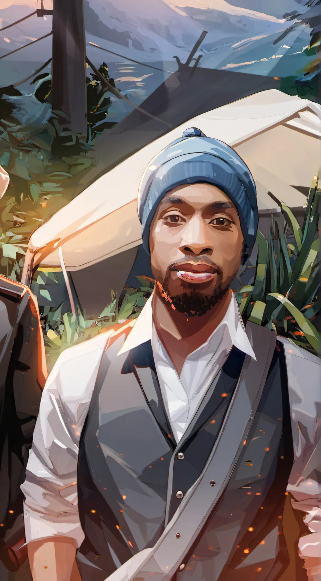 ai character: ChristopherHopkins background