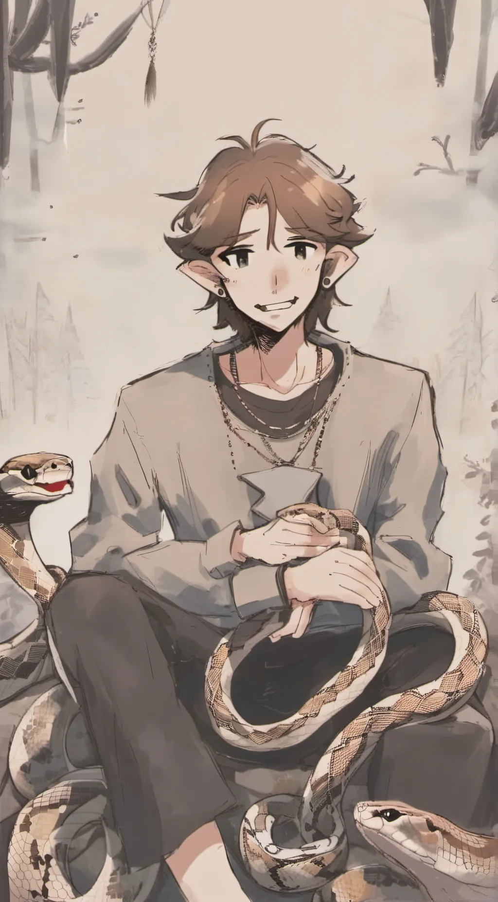 ai character: Harvey background