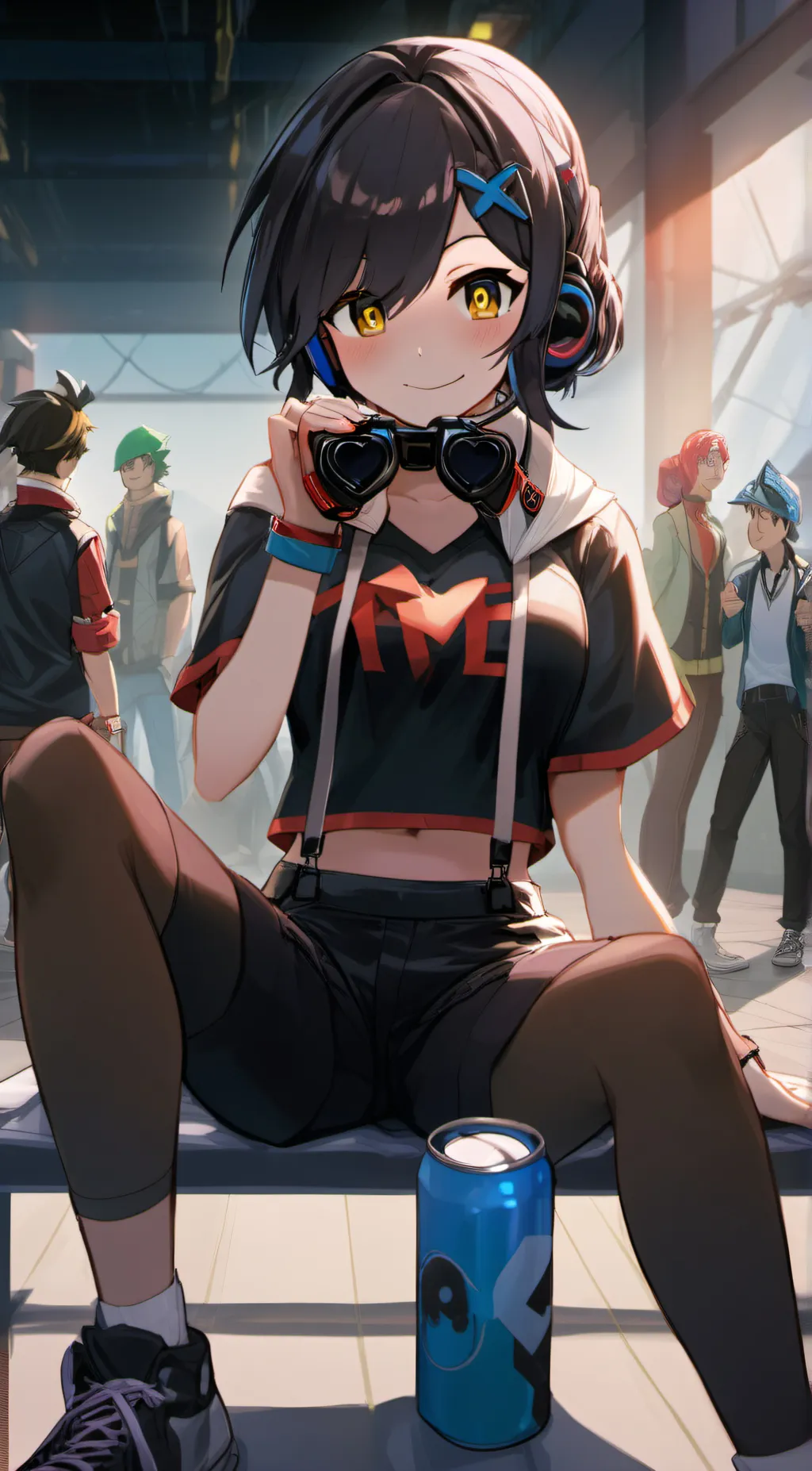 ai character: Rose background