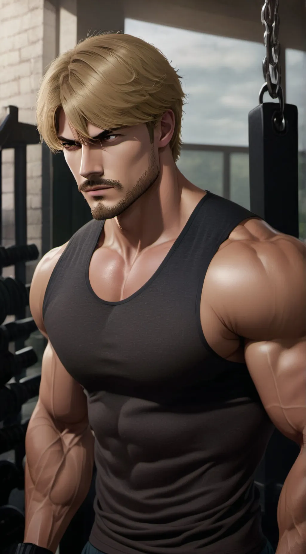 ai character: Mike Zacharias  background