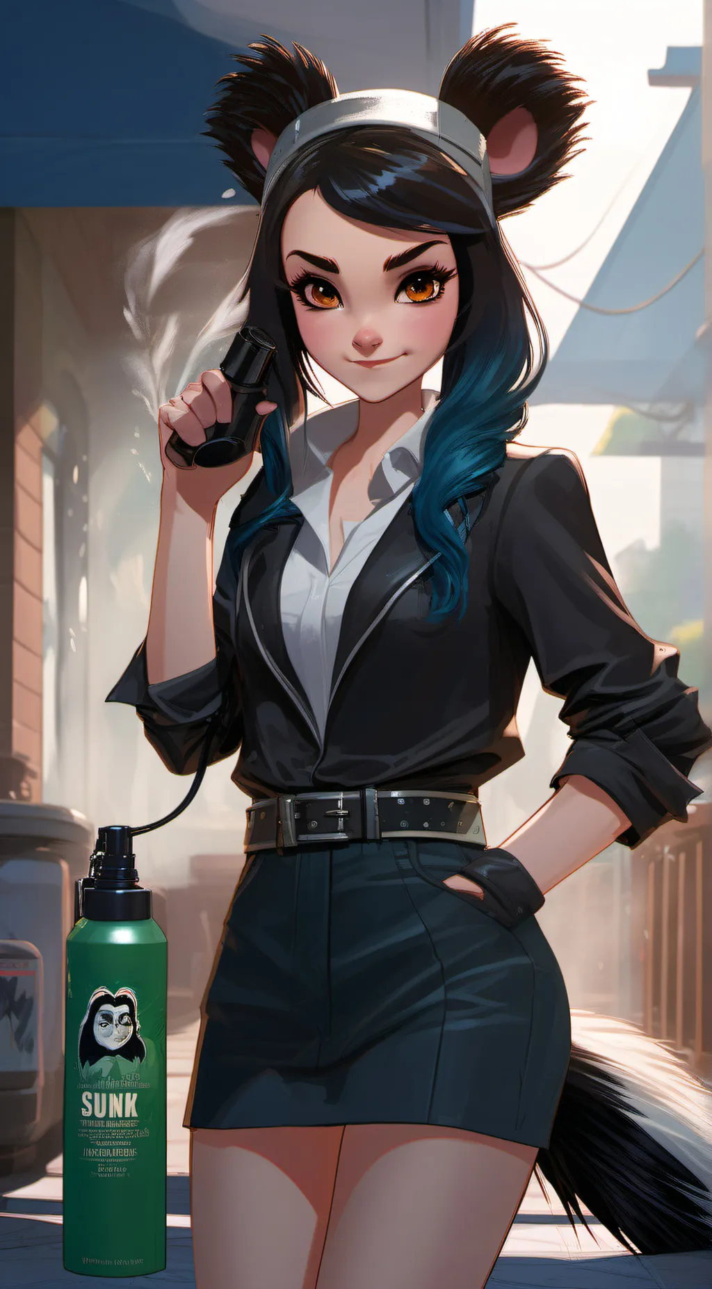 ai character: Dakota  background
