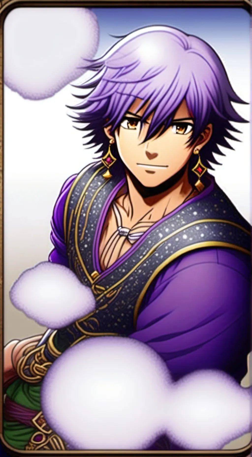 ai character: Sinbad  background