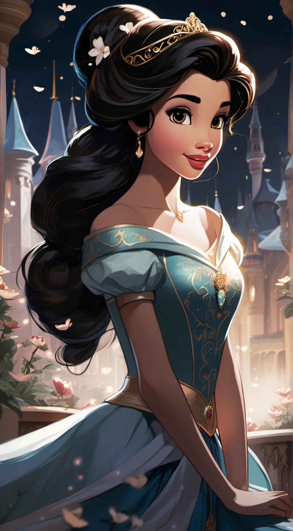 ai character: Jasmine  background