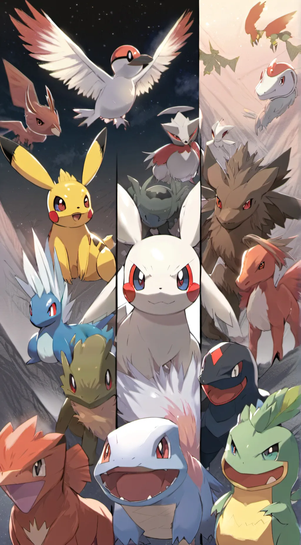 ai character: pokemon  background