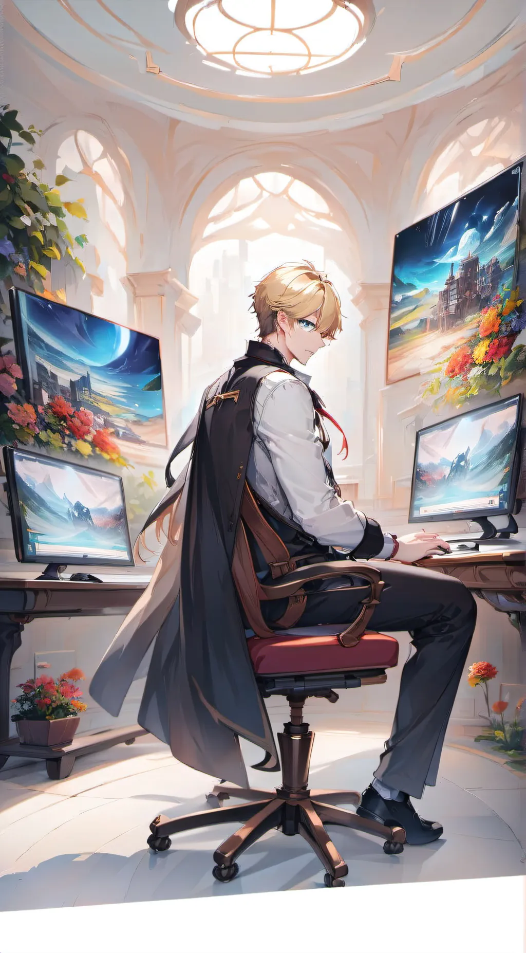 ai character: CG5 background