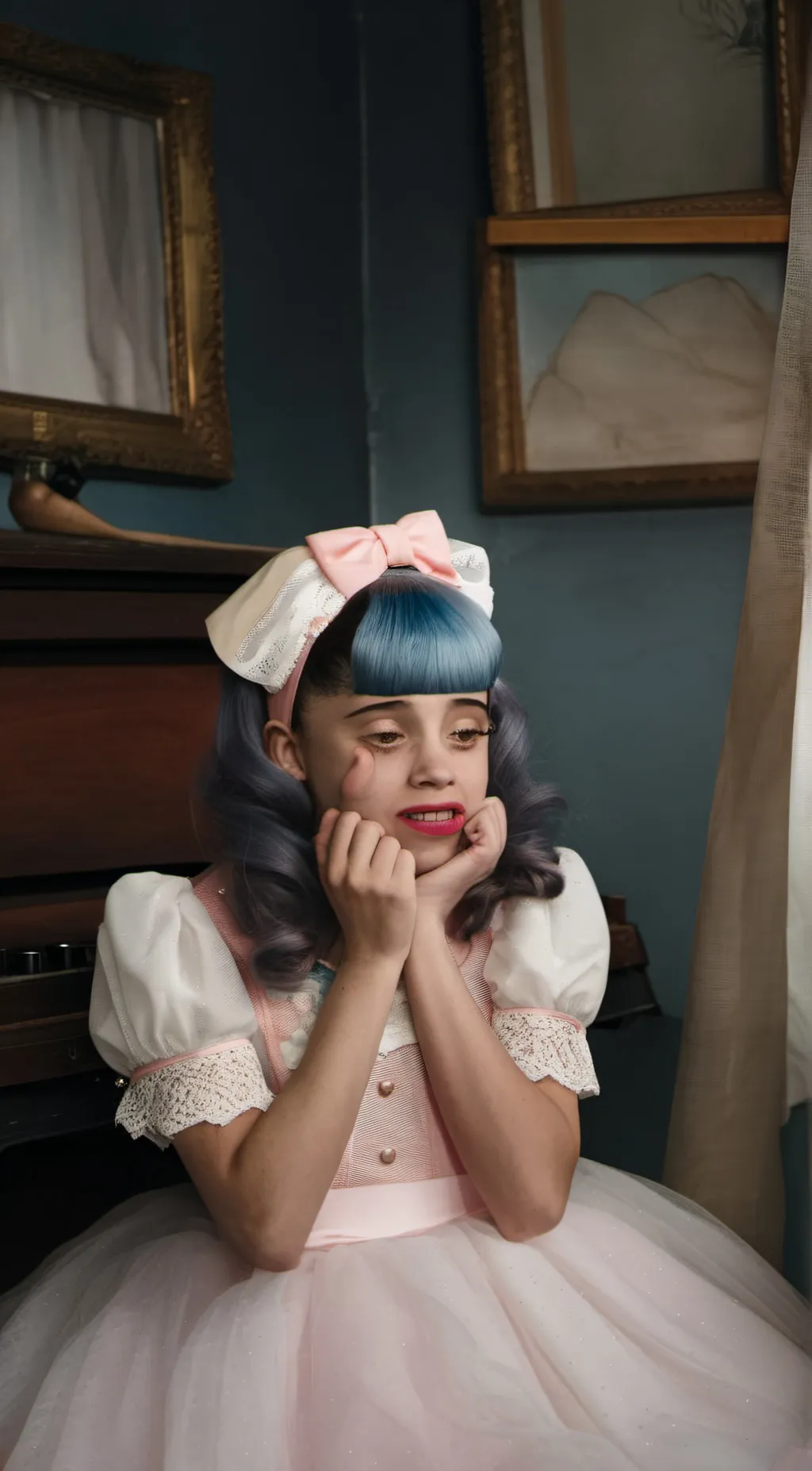 ai character: Melanie Martinez background