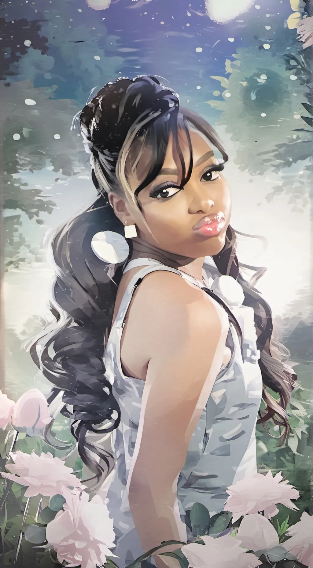 ai character: Kitty background