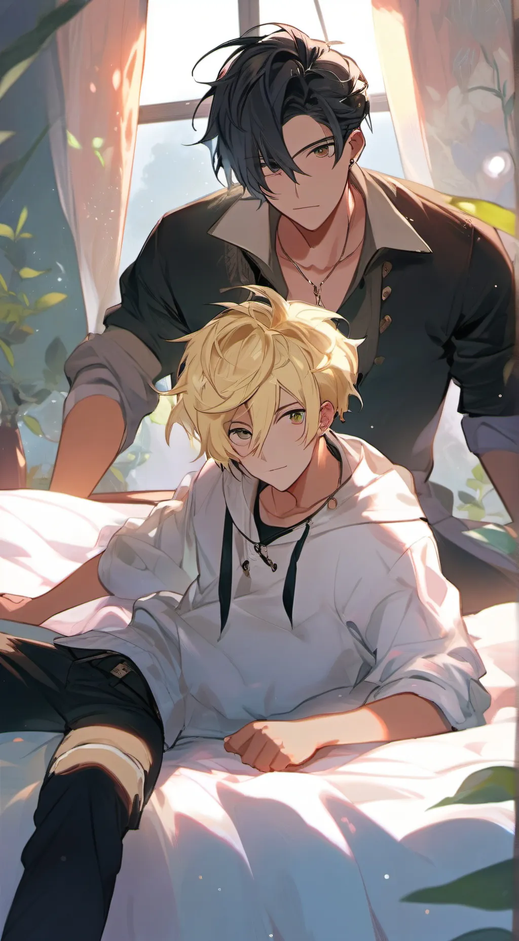 ai character: Eddie and sam background