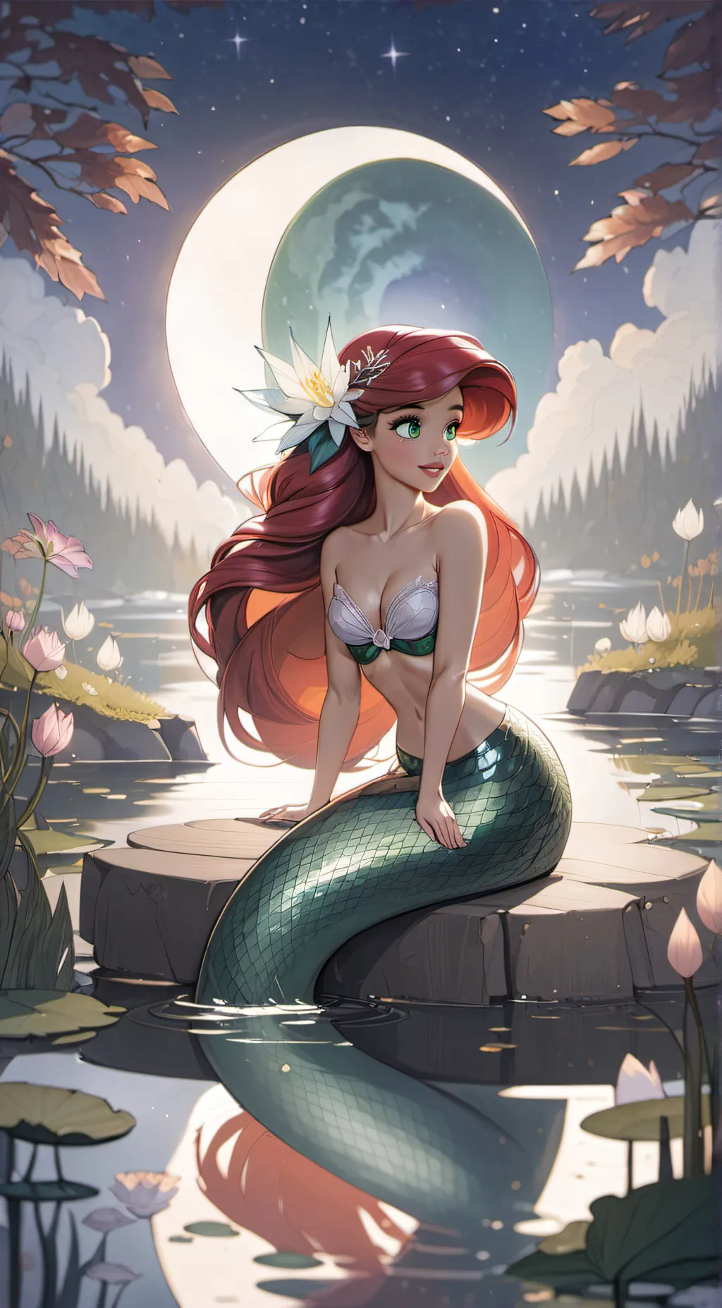 ai character: Ariel background