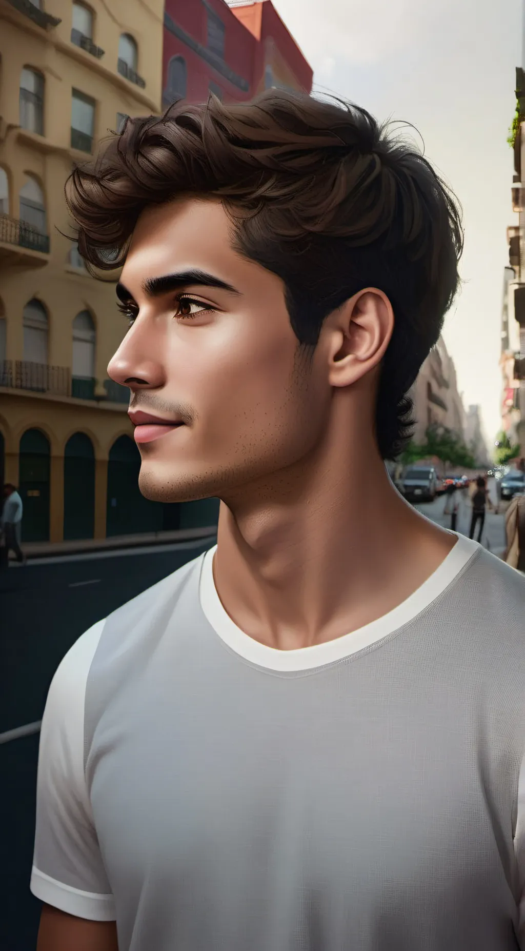 ai character: Adam background