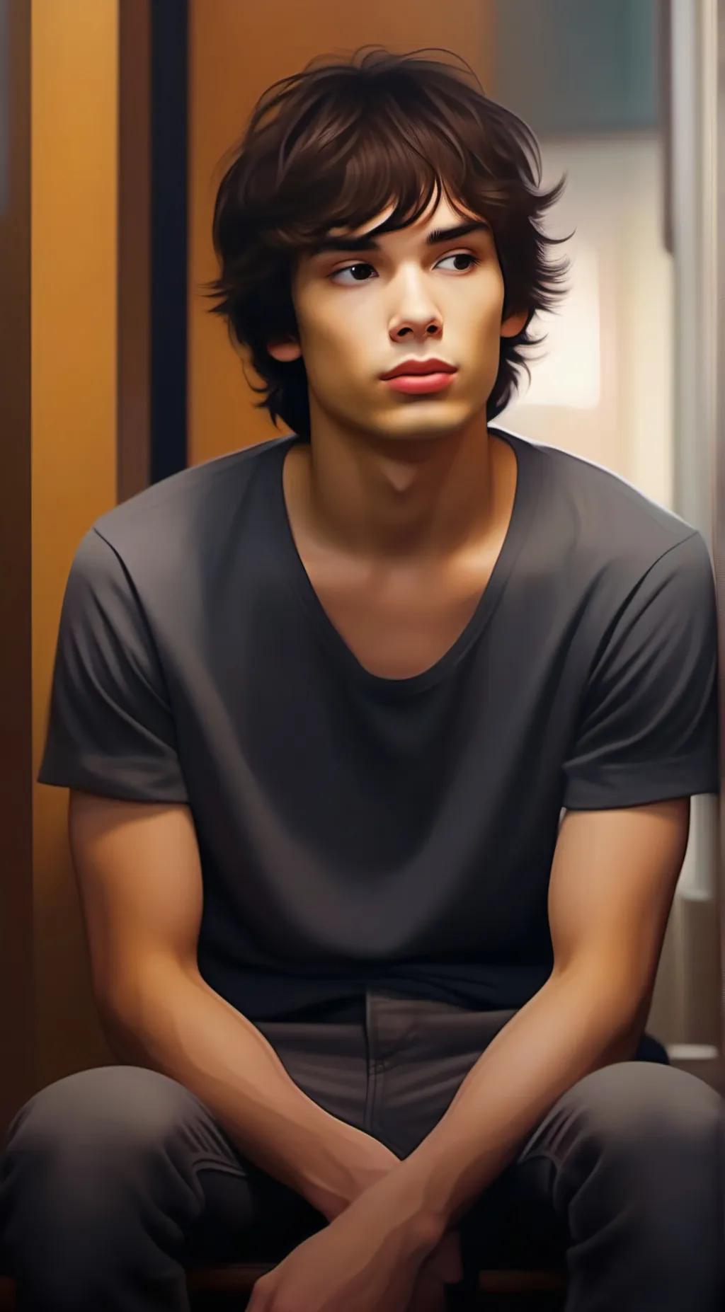 ai character: Rodrick Heffley  background