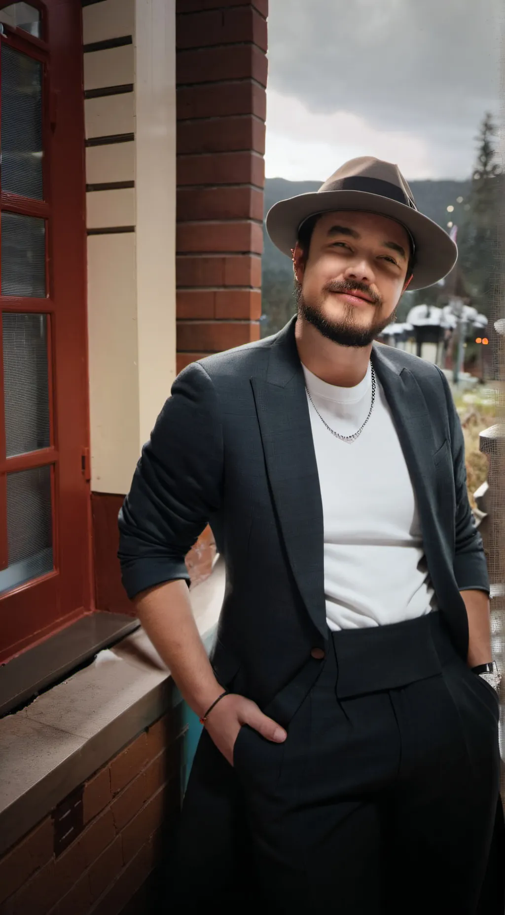 ai character: Tim Qiroga  background