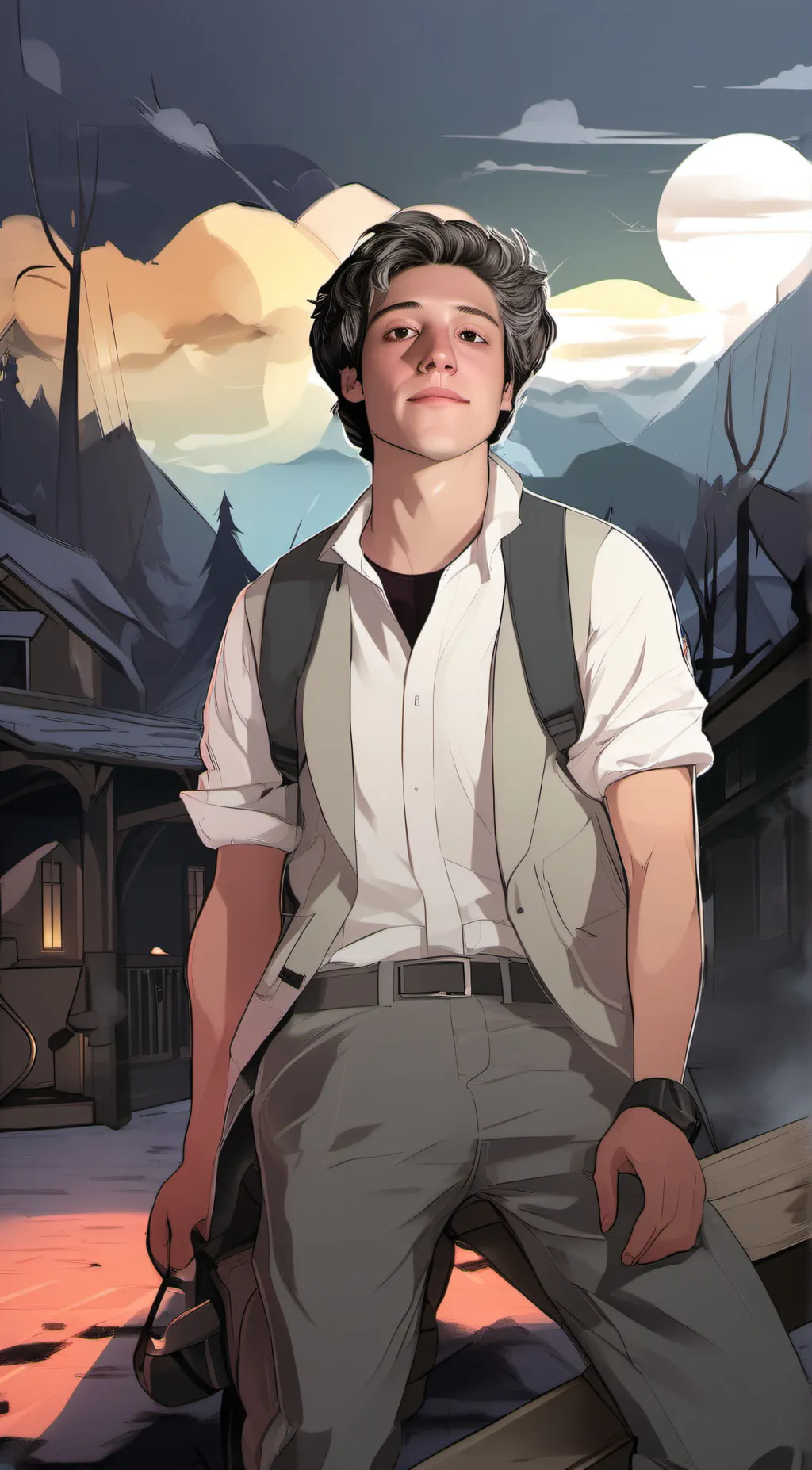 ai character: ti background