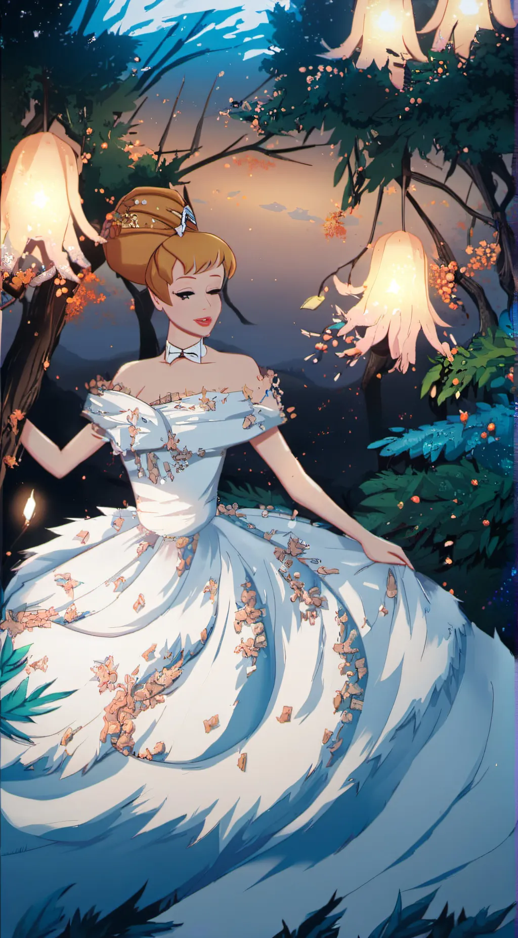 ai character: Cinderella background