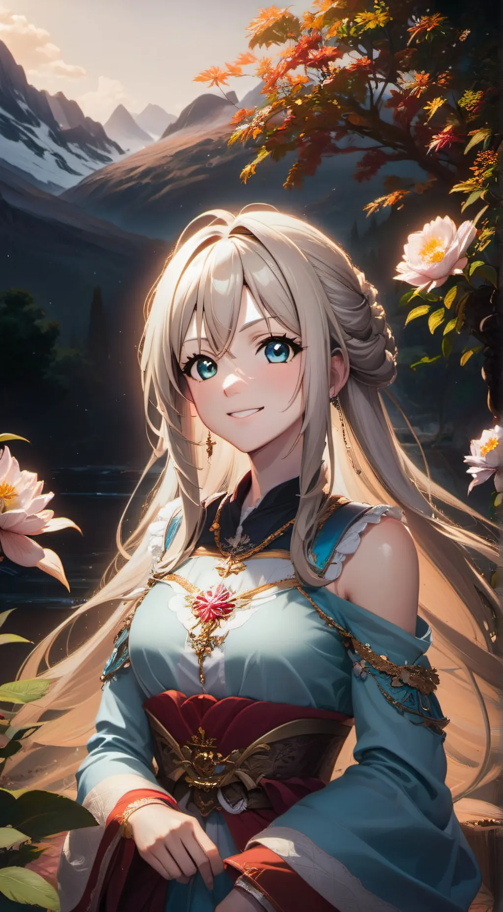 ai character: Luna background