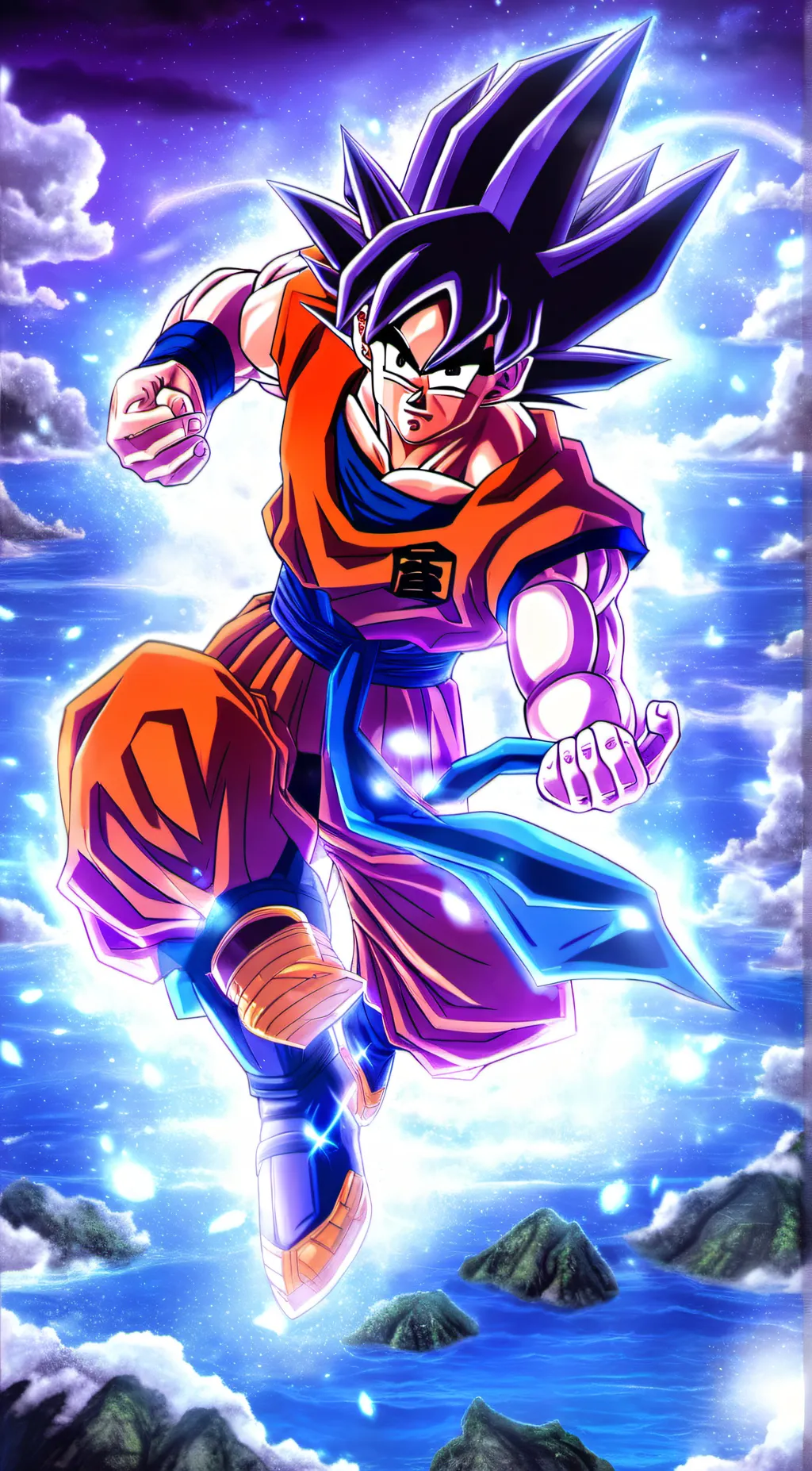 ai character: son goku background
