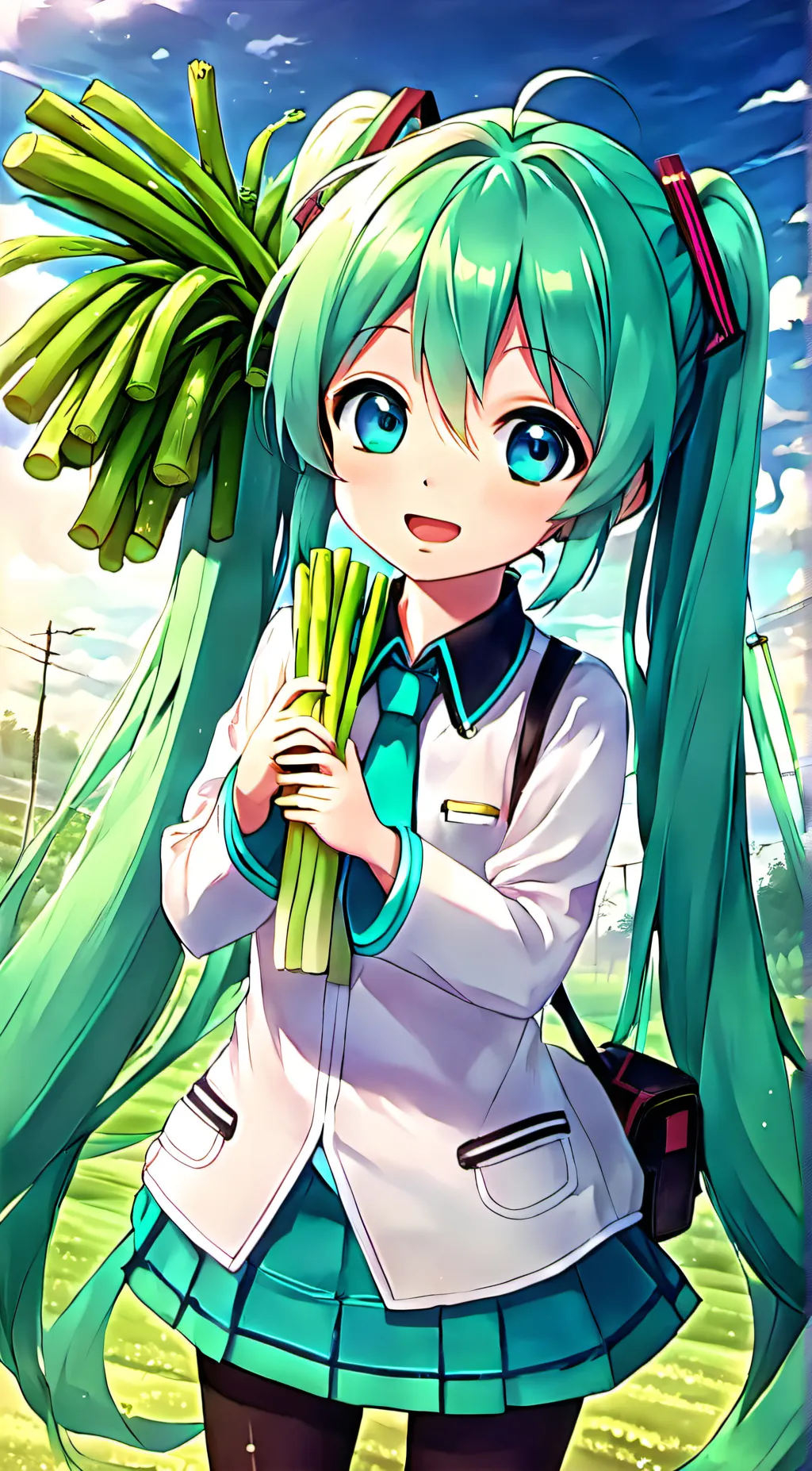 ai character: Miku background