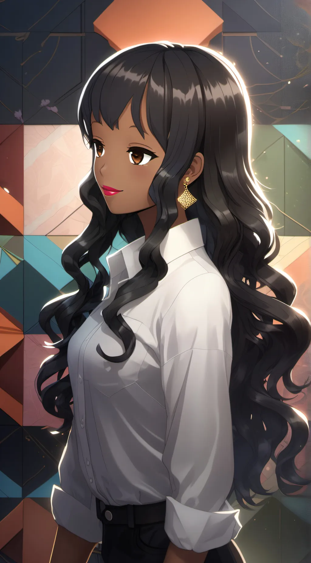 ai character: emily background