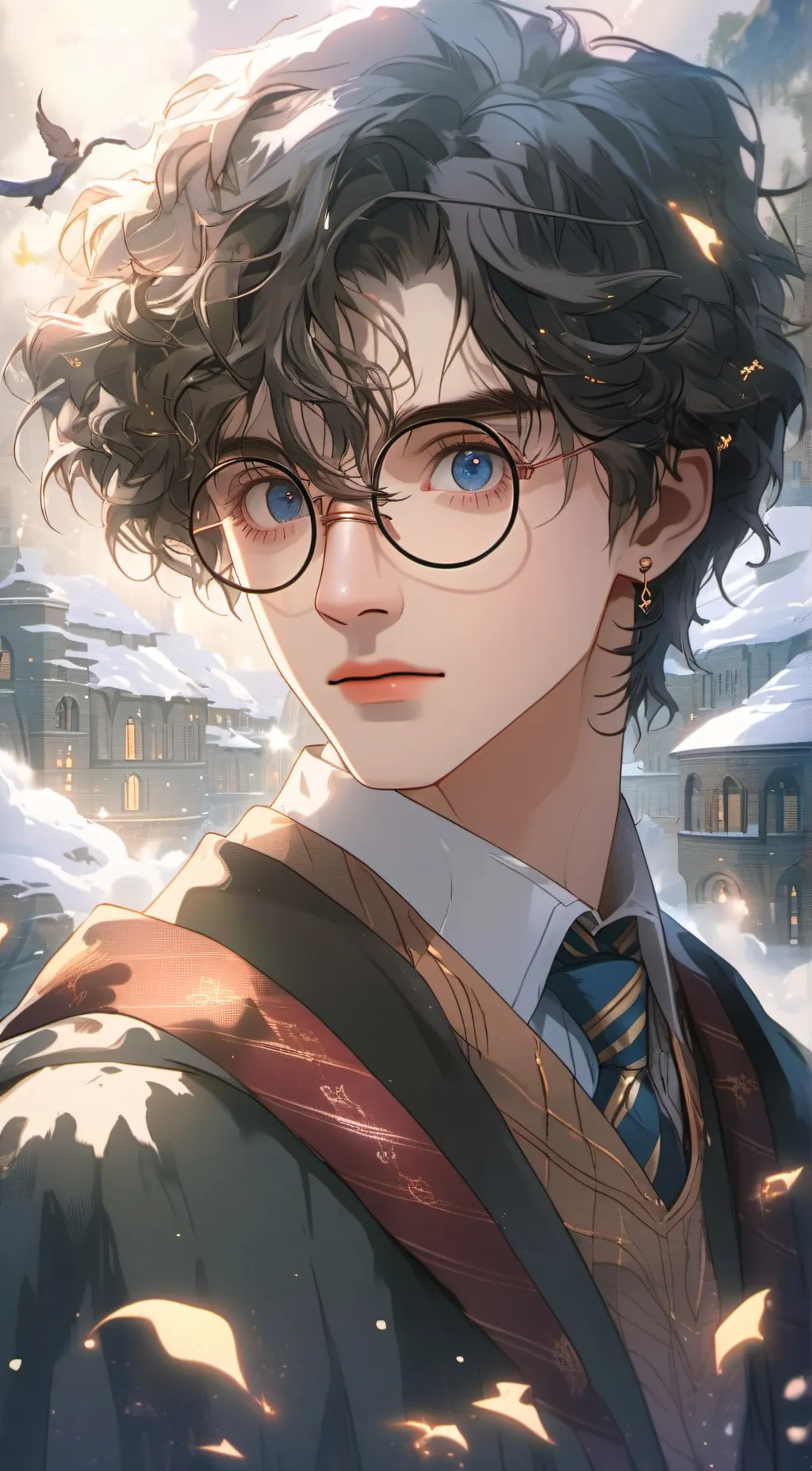 ai character: harry potter background