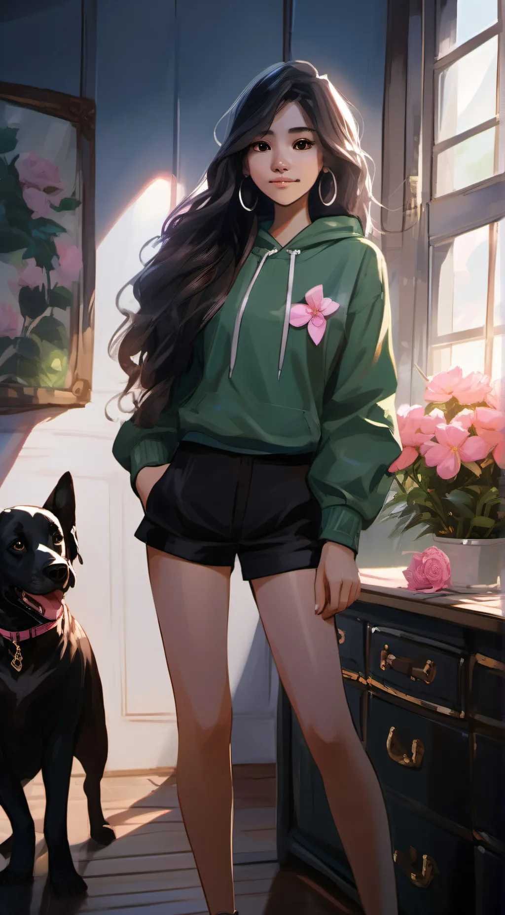 ai character: Stacey background