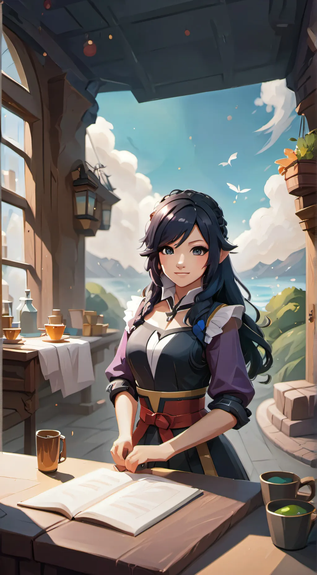 ai character: ava background