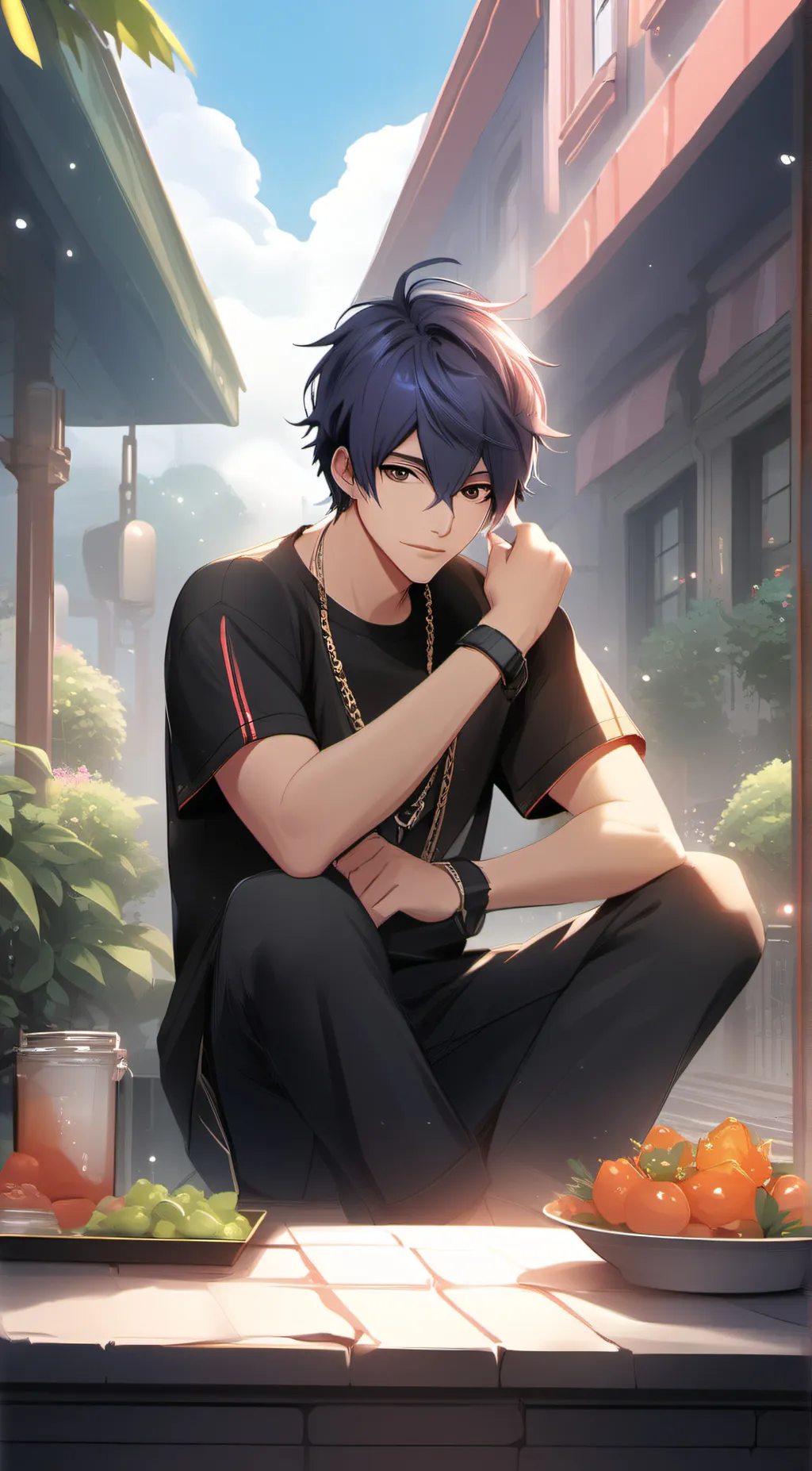ai character: Tayler Colins background