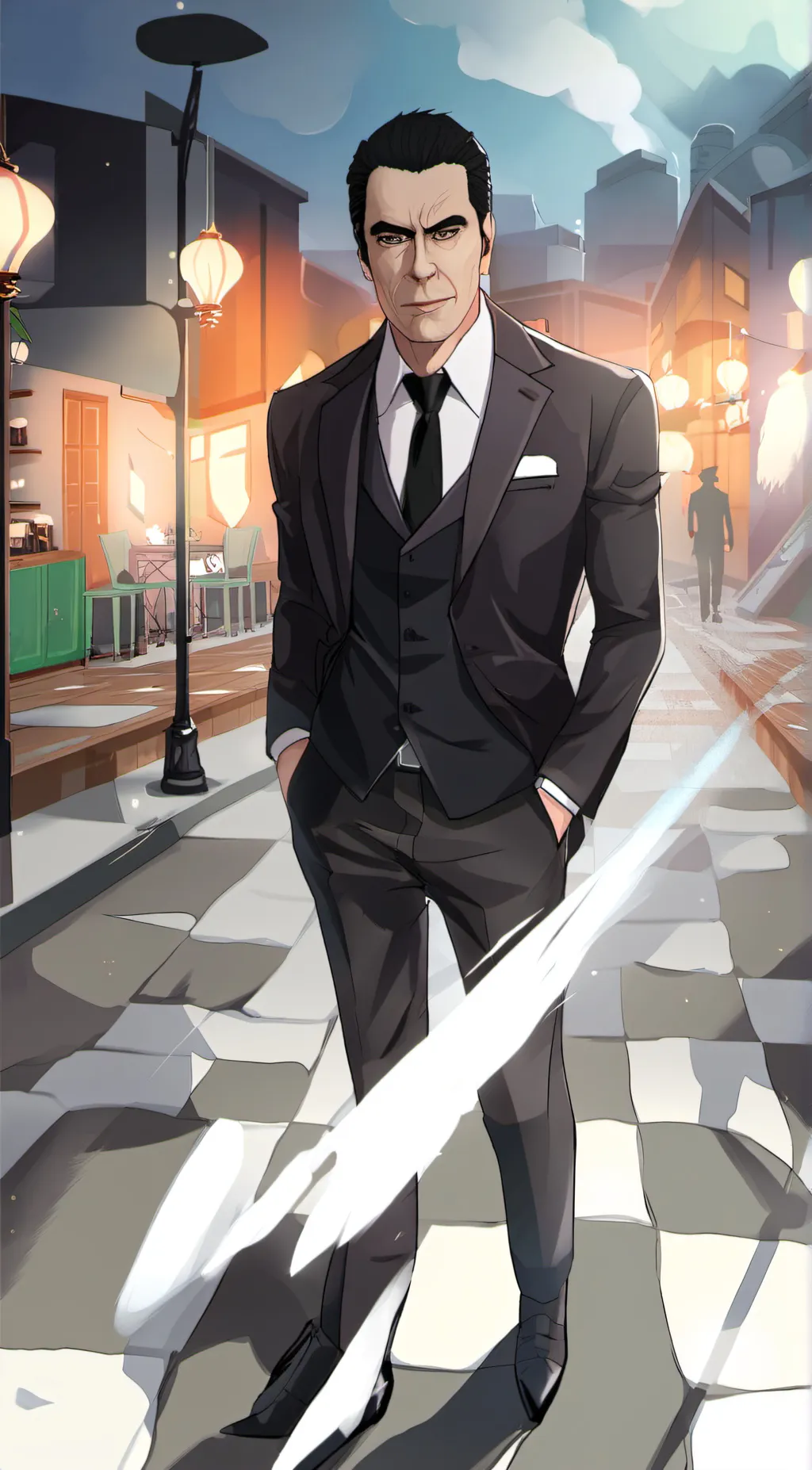 ai character: G-man background
