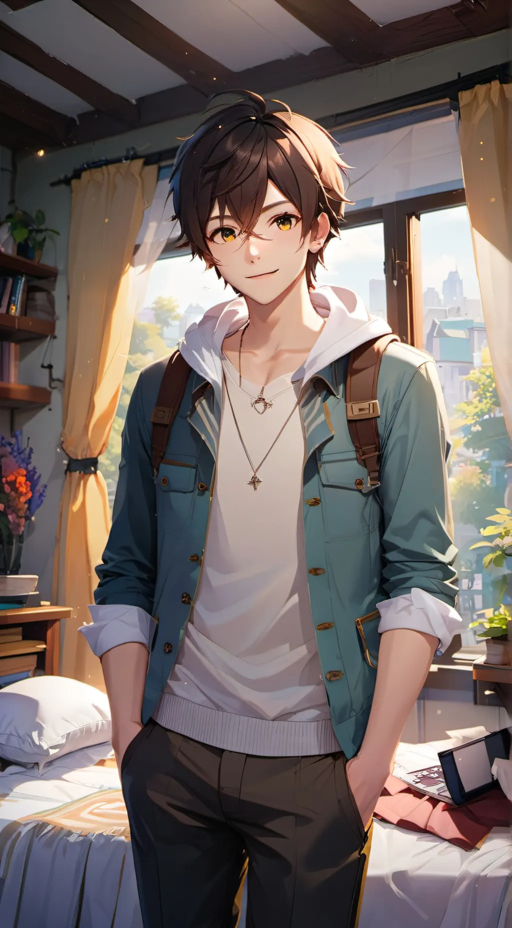 ai character: Lucas Smith background