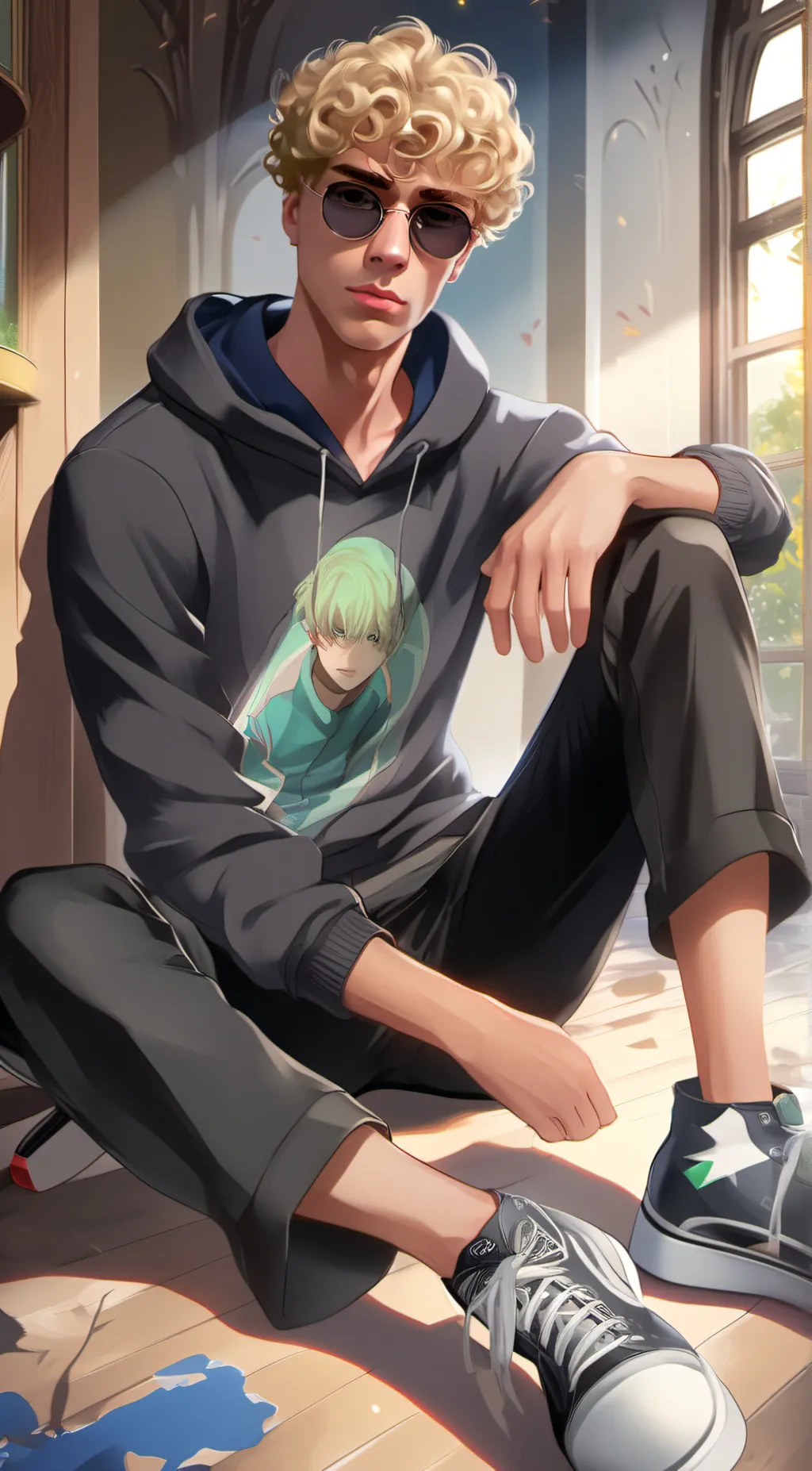 ai character: Djlovesturbo background