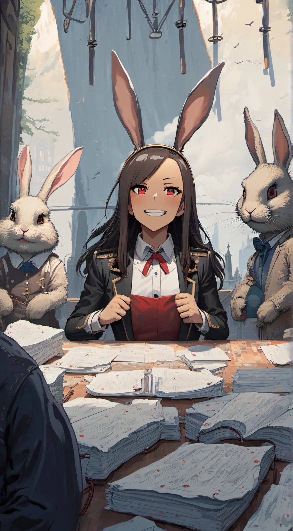 ai character: Paris  background