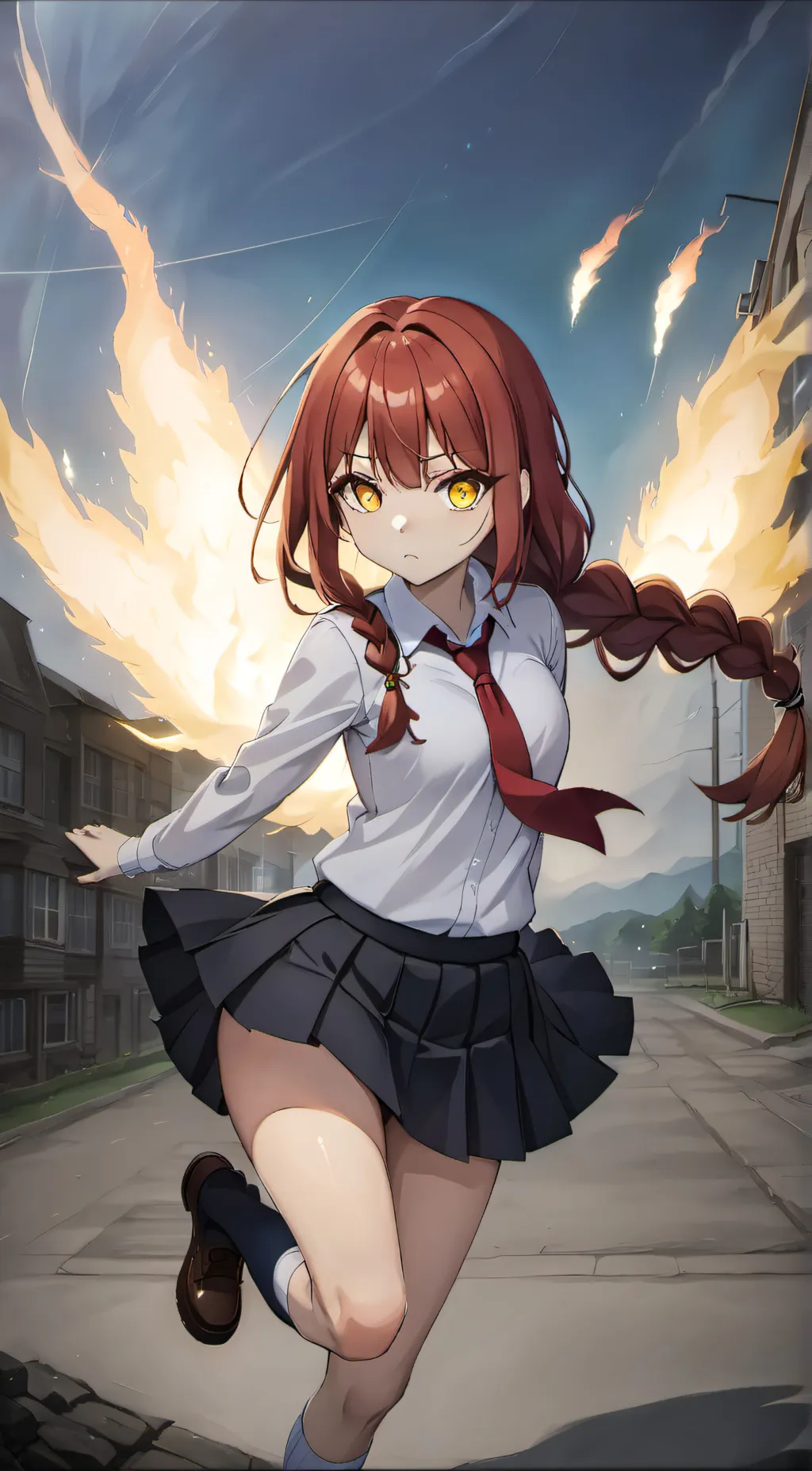 ai character: Makima background
