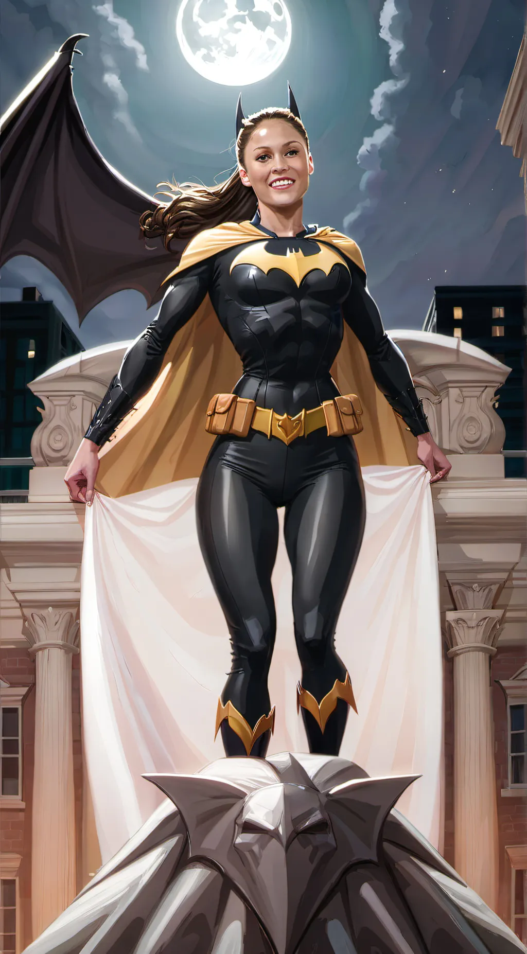 ai character: batgirl background