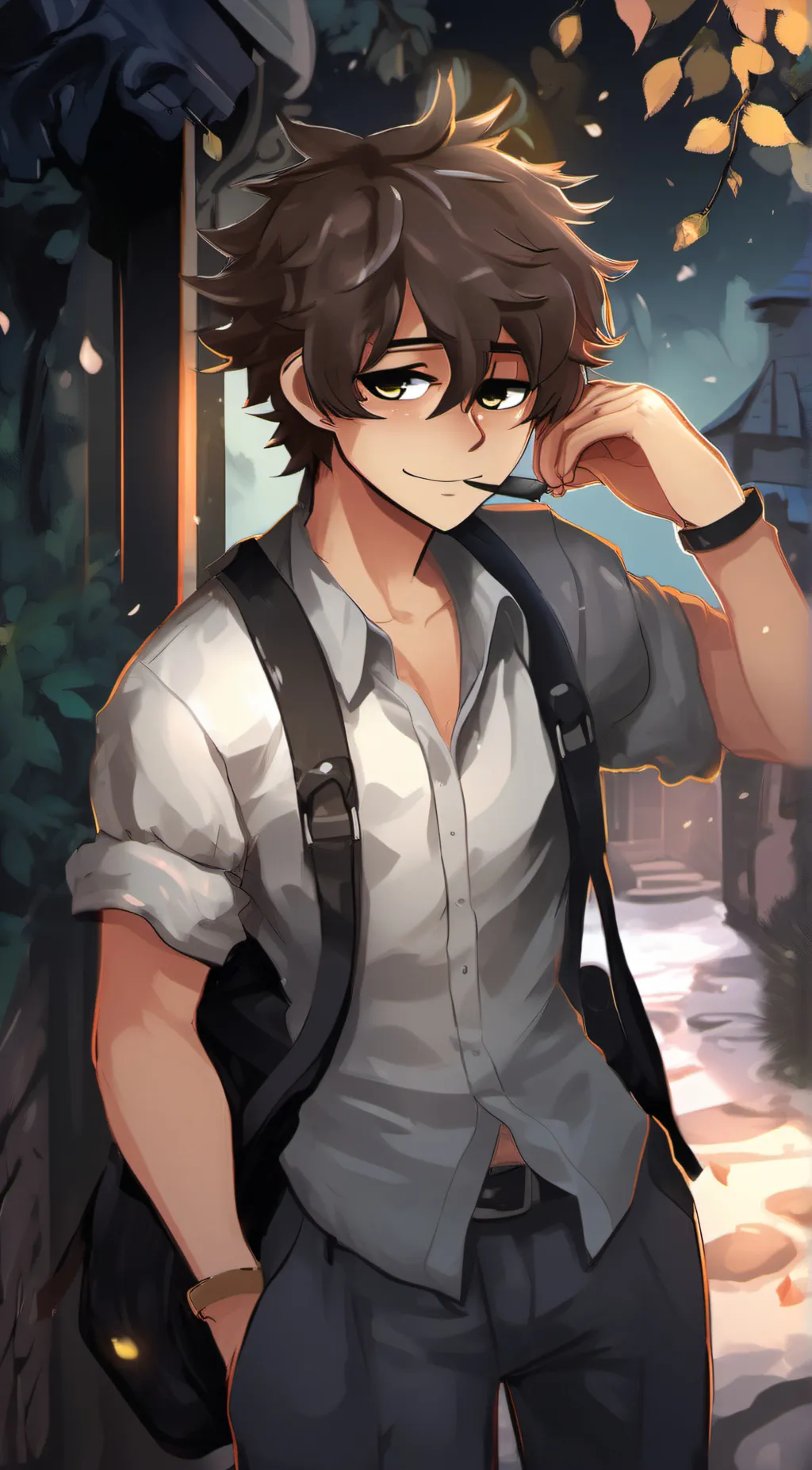 ai character: ..~Haru~..  background