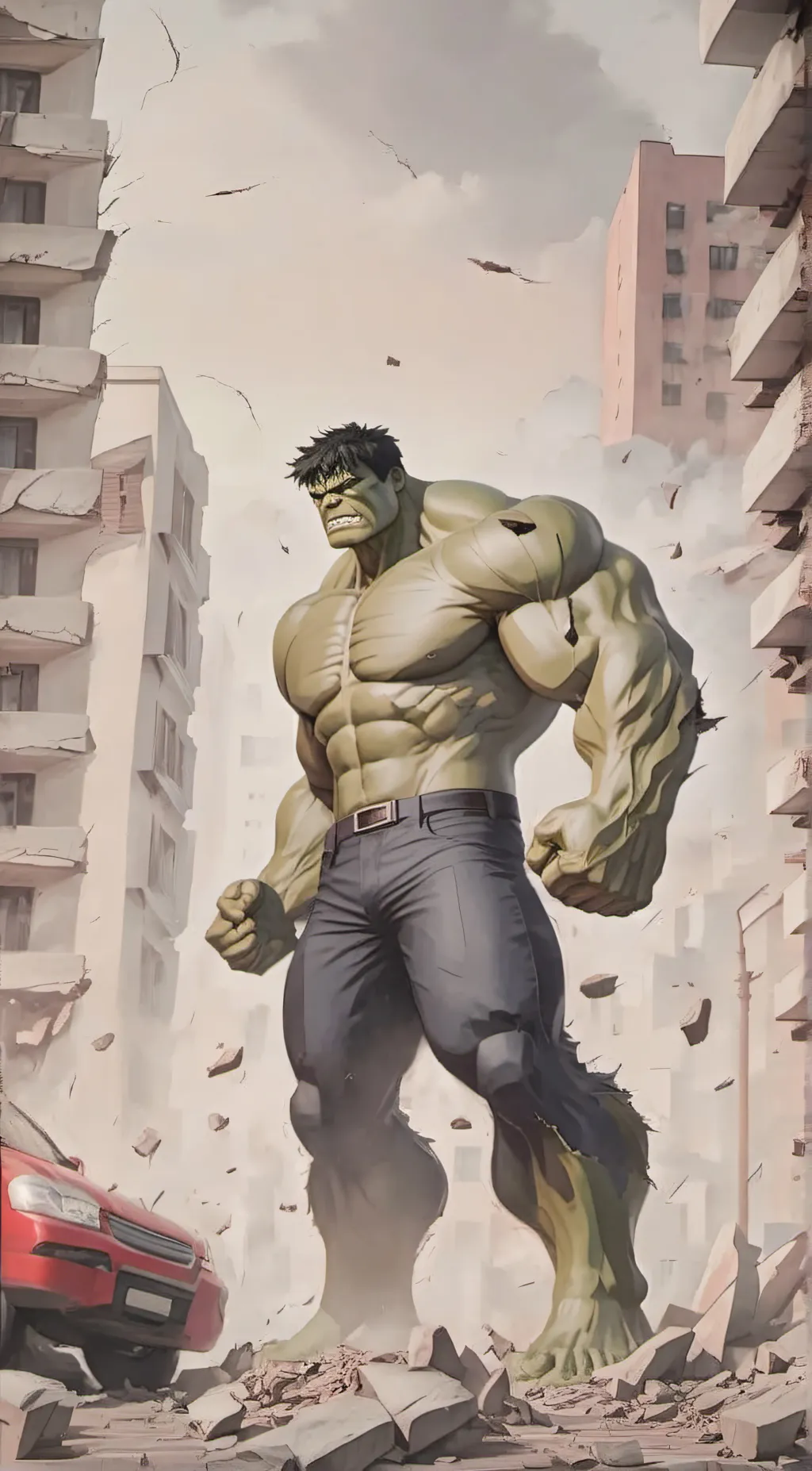 ai character: hulk background
