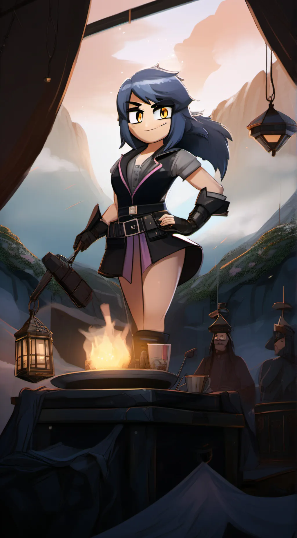 ai character: Aphmau background