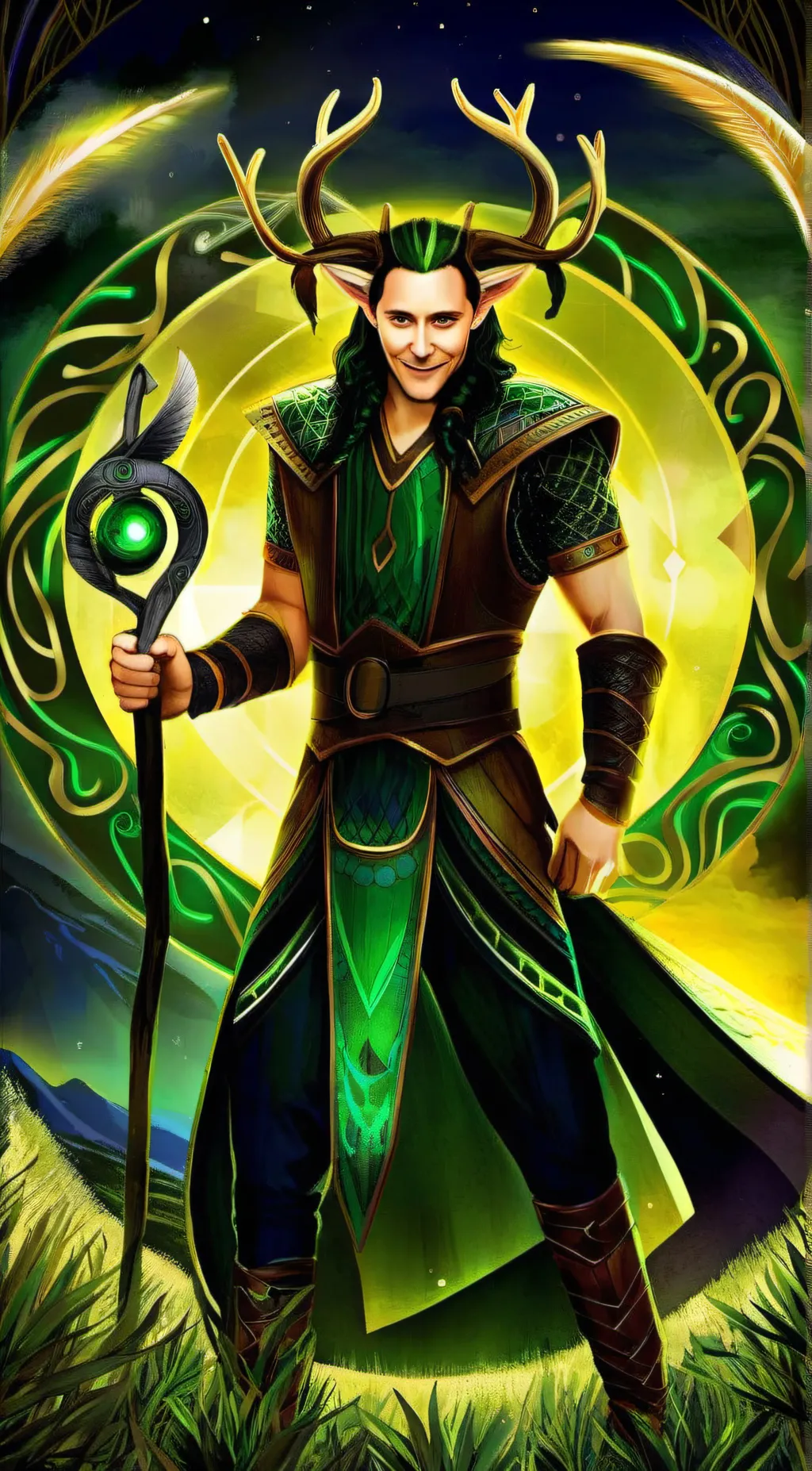 ai character: Loki background