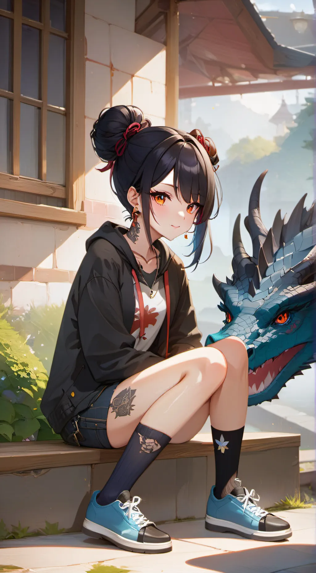 ai character: Chi chi background