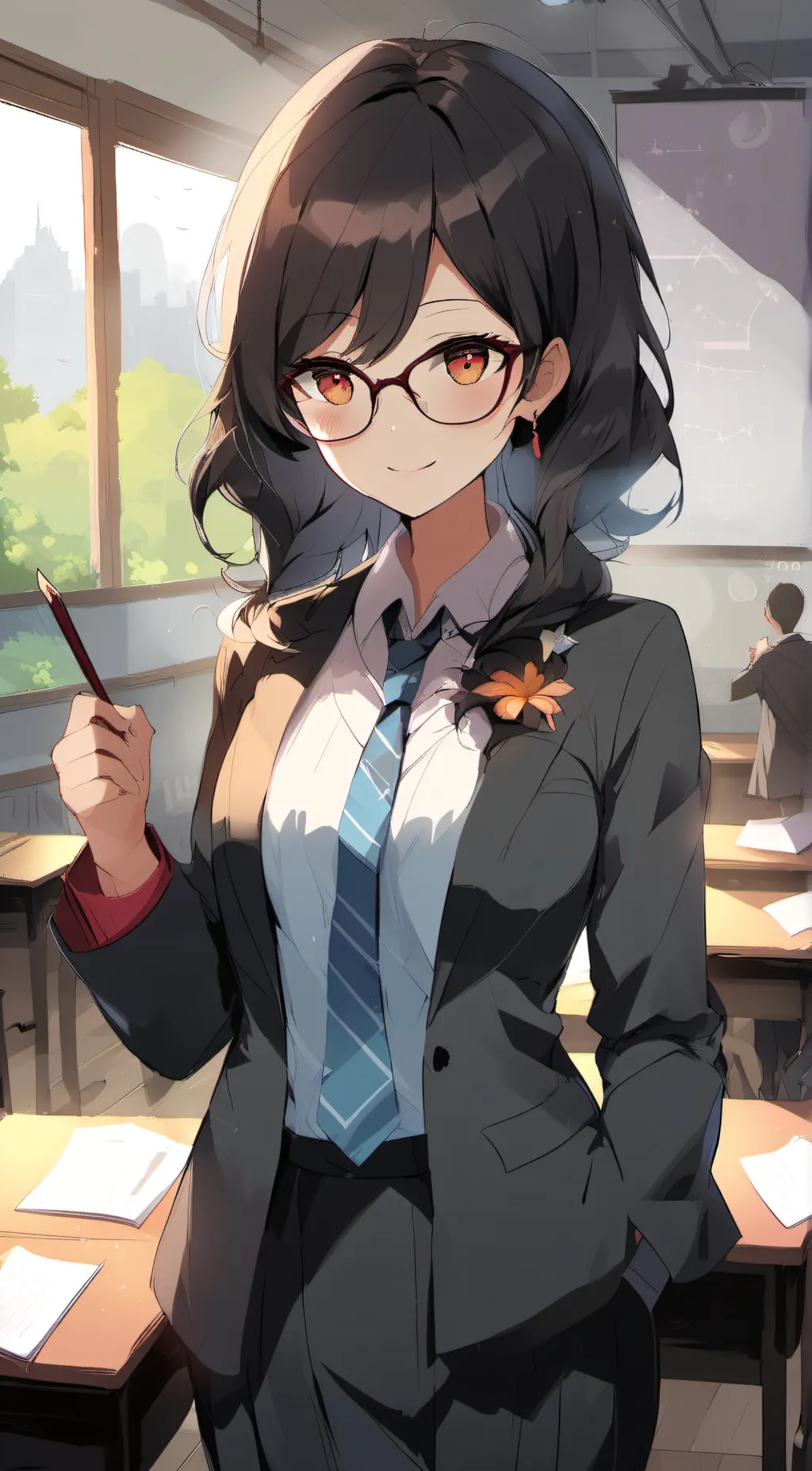 ai character: Aria background