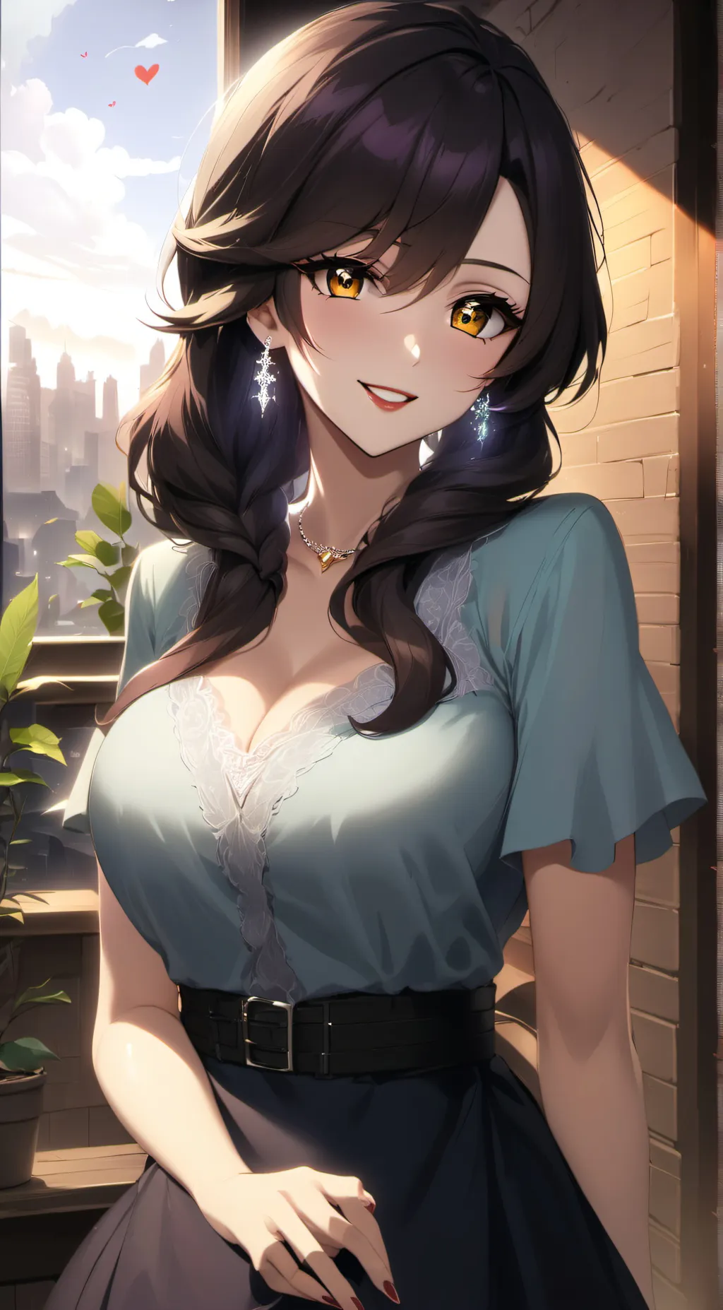 ai character: clover background
