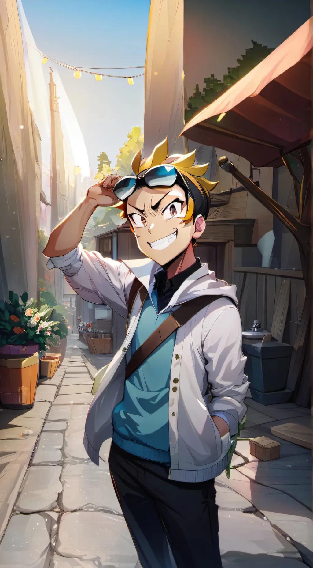 ai character: Alex  background