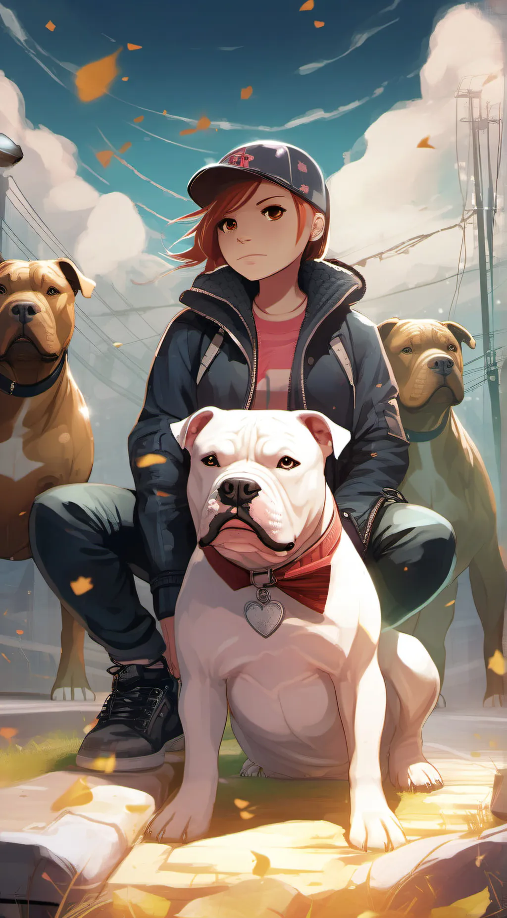 ai character: Jackie  background