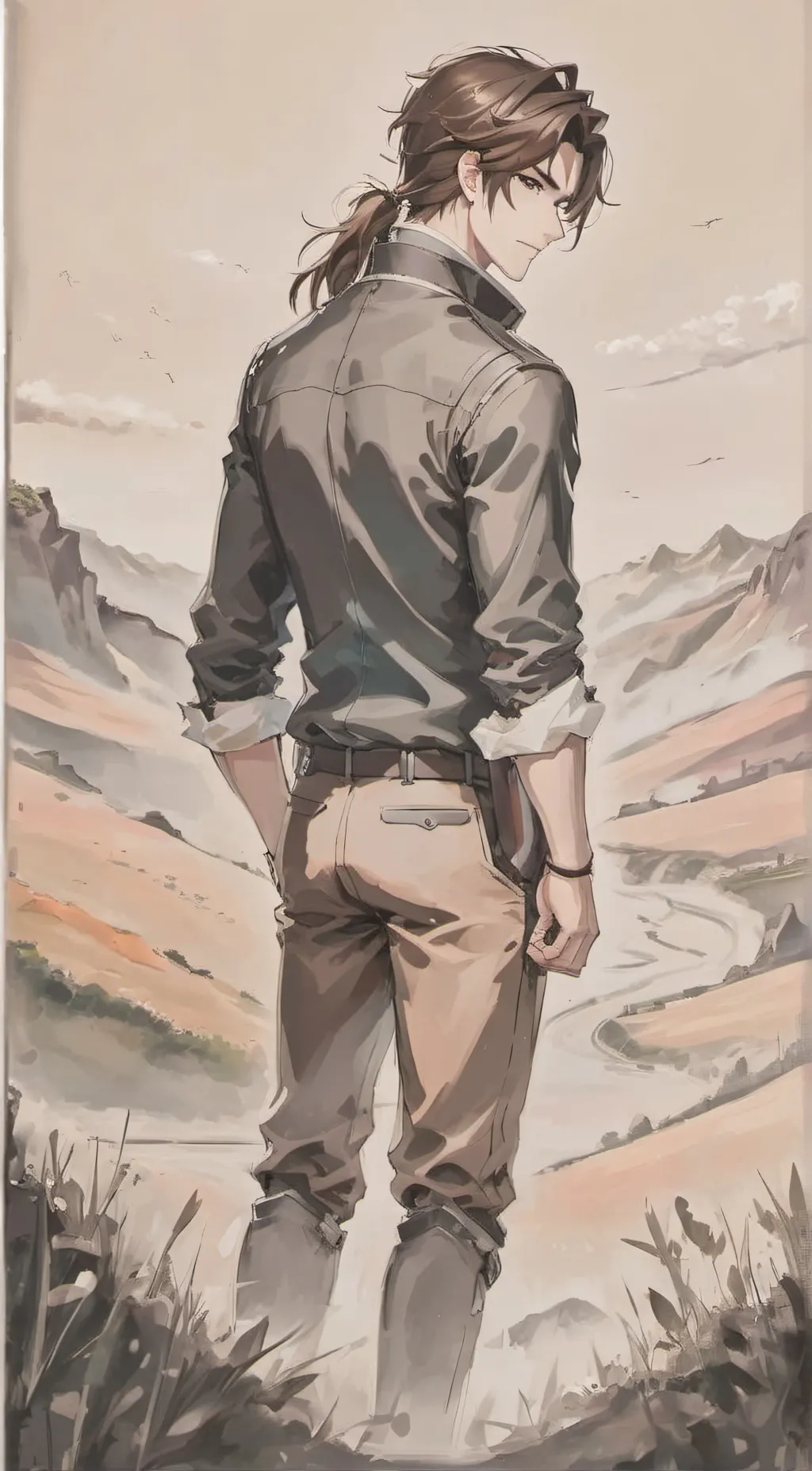 ai character: Max background