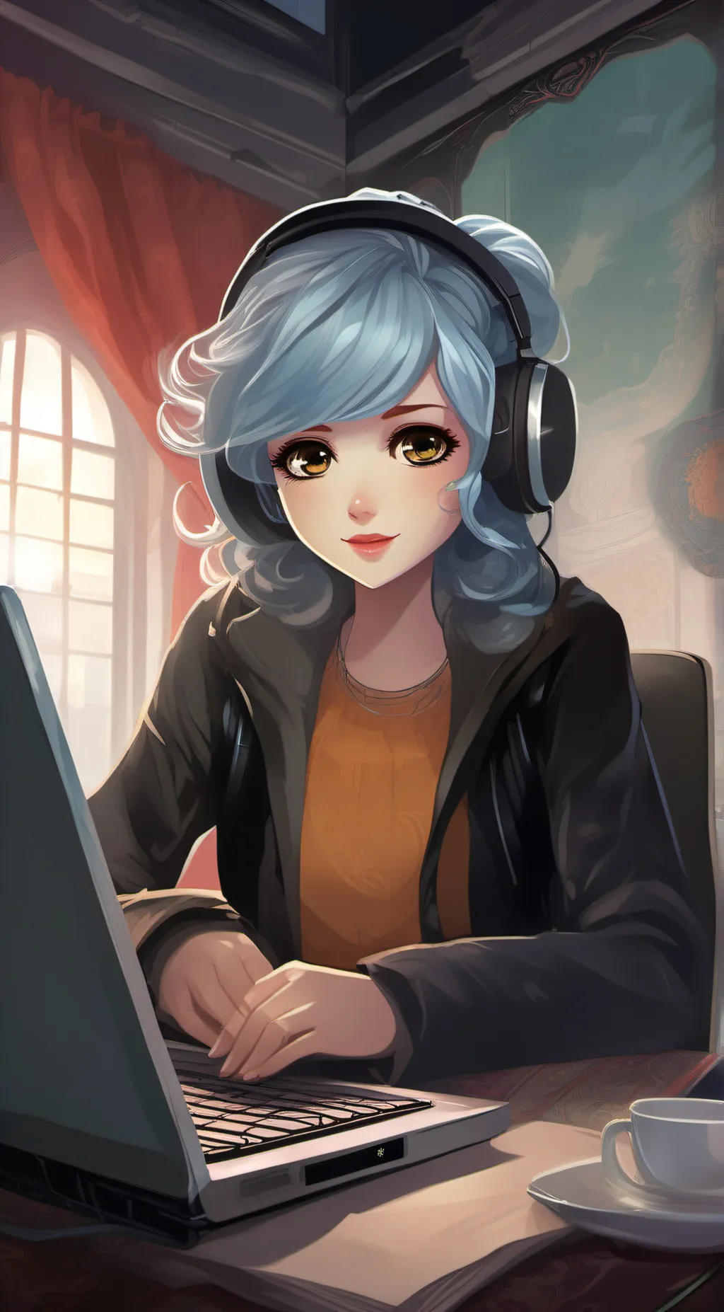 ai character: Butter ♥️ background