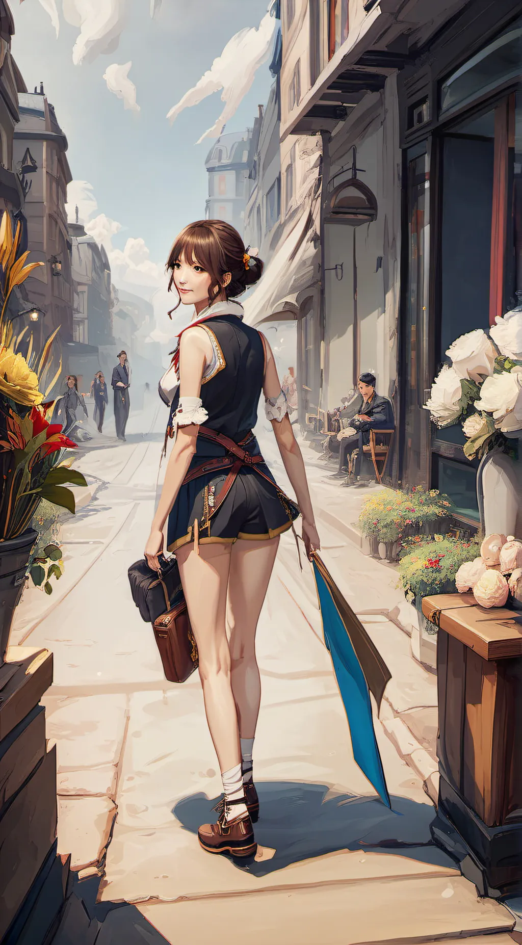 ai character: Ella background