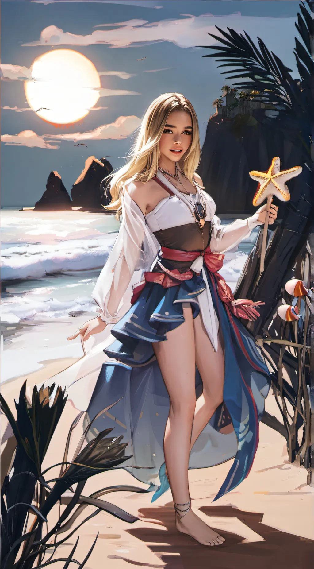 ai character: Sky background