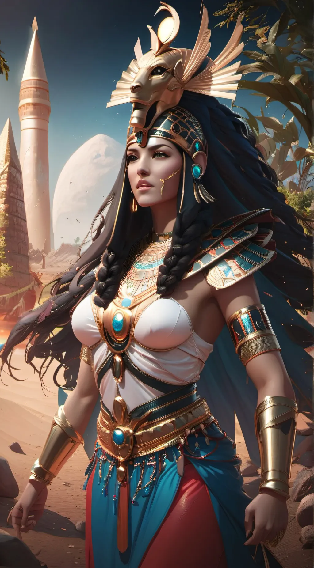 ai character: silva  background