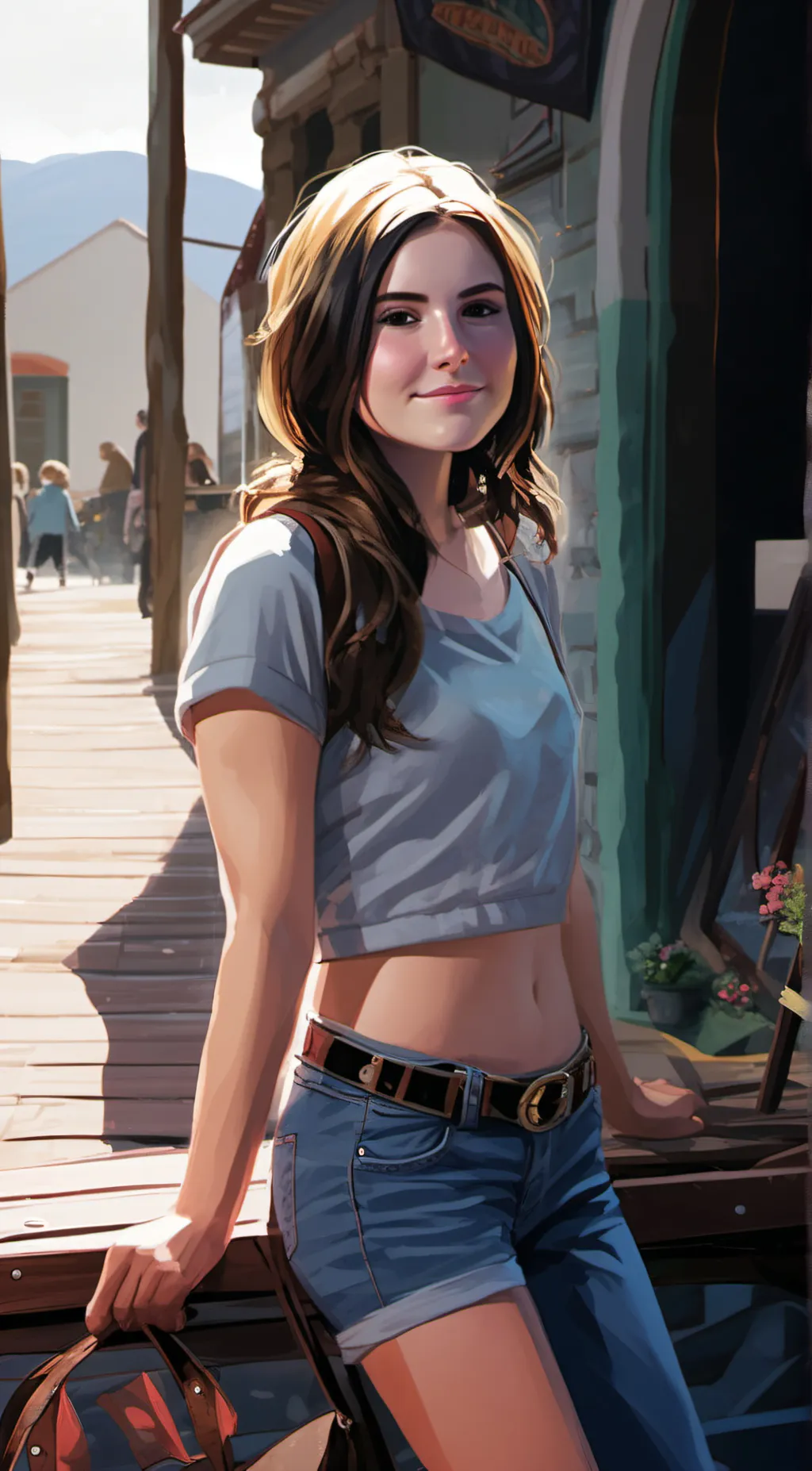 ai character: Ella background